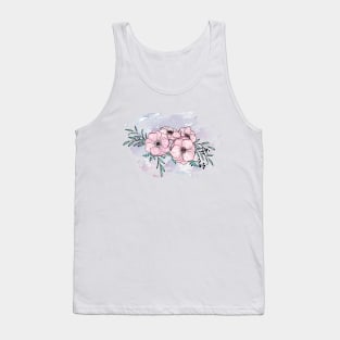 Pink floral bouquet Tank Top